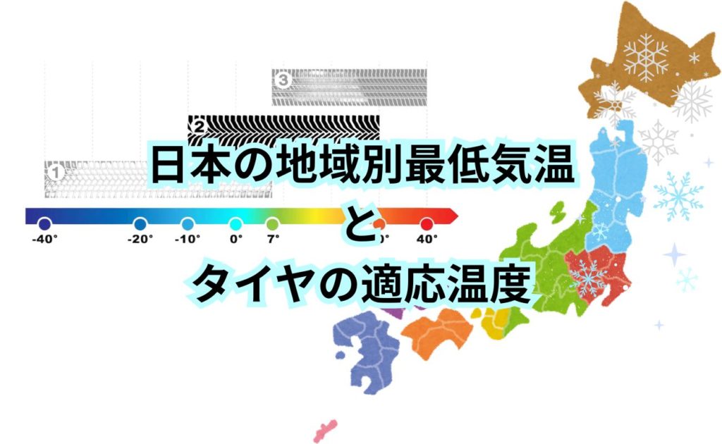 地域別の最低気温からスタッドレスタイヤやオールシーズンタイヤの有用性を検証すると